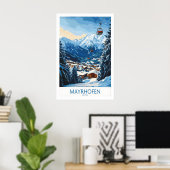 Mayrhofen Ski Poster 1 (Thuiskantoor)