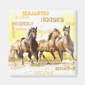 Mays Horses Magnet (Voorkant)