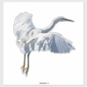 Mays kijkend sneeuwgat sticker (Vel)