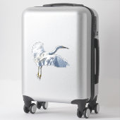 Mays kijkend sneeuwgat sticker (Koffer)