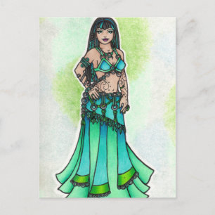 Maysun Belly Dancer Briefkaart