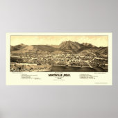 Maysville, CO Panoramic Map - 1882 Poster (Voorkant)