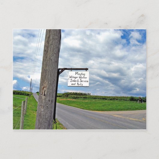 Maytag Wringer Washer Sales & Service Briefkaart (Voorkant)