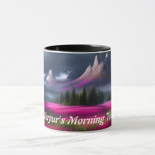 Mayur's Morning Tea Gepersonaliseerd Mok (Midden)