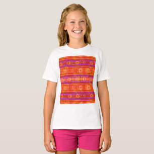MAZ Bloemgestreept Geribd Breipatroon 245 T-shirt