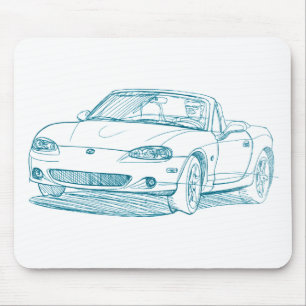 Maz Miata MX5 2de gen Muismat