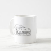 Maz MX5 Miata3 Koffiemok (Voorkant links)