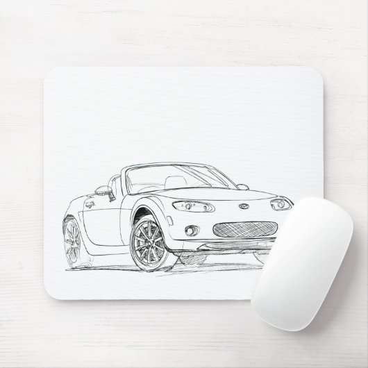 Maz MX5 Miata3 Muismat (Met muis)