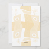 MAZ Noughts & Wavy Squares Check Ab 7a Christmas Feestdagenkaart (Achterkant)