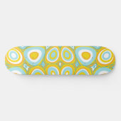 Maz Psychedelic Eggs - Duck Egg Blue Wit Sinaasapp Persoonlijk Skateboard (Horizontaal)