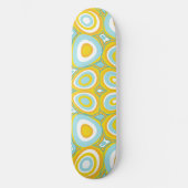 Maz Psychedelic Eggs - Duck Egg Blue Wit Sinaasapp Persoonlijk Skateboard (Voorkant)