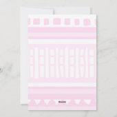 MAZ Striped Ribbed Knitting Pattern 039 Christmas  Feestdagenkaart (Achterkant)