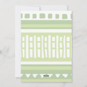 MAZ Striped Ribbed Knitting Pattern 079 Christmas Feestdagenkaart (Achterkant)