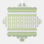 MAZ Striped Ribbed Knitting Pattern 079 Christmas  Ornament Kaart (Achterkant)