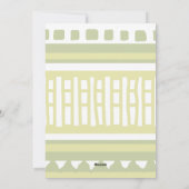 MAZ Striped Ribbed Knitting Pattern 081 Christmas Feestdagenkaart (Achterkant)