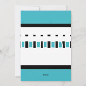 MAZ Striped Ribbed Knitting Pattern 236 Christmas  Feestdagenkaart (Achterkant)