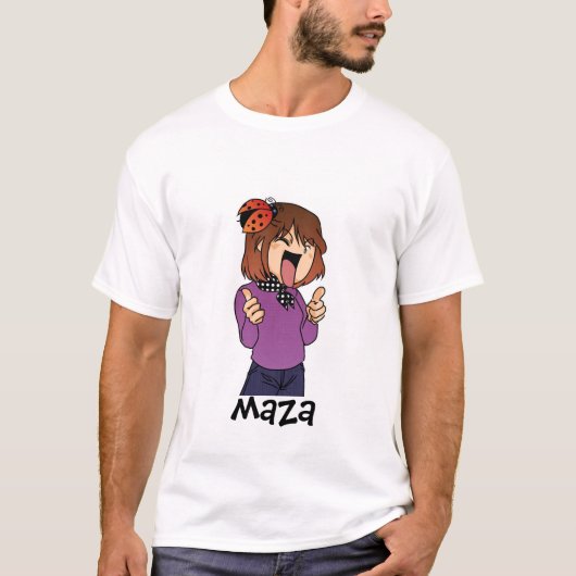 "Maza" Creatieve Verschillen T-Shirt (Voorkant)
