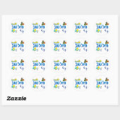 Mazal Tov Baby Ronde Sticker (Vel)