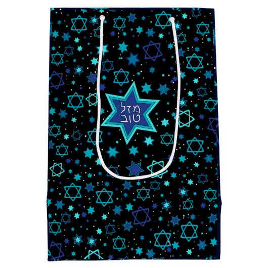 Mazal Tov Gift Bag Medium Cadeauzakje (Achterkant)