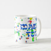 Mazal Tov met Confetti Koffiemok (Voorkant rechts)