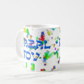Mazal Tov met Confetti Koffiemok (Voorkant links)