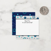 Mazal Tov op uw speciale dag - Flat Note-kaarten Notitiekaartje (Voorkant / Achterkant in situ)