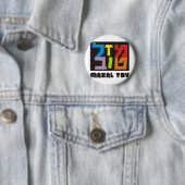 Mazal Tov Ronde Button 5,7 Cm (In situ)