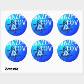 Mazal Tov Ronde Sticker (Vel)