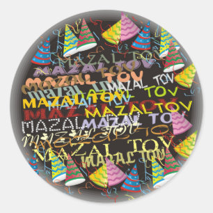 mazal tovs ronde sticker