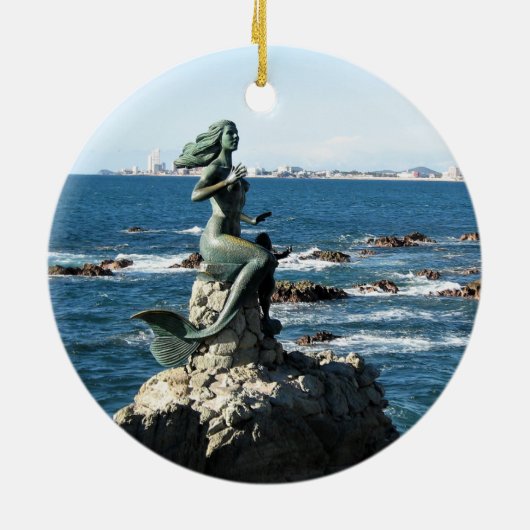 Mazatlan Aangepaste kerstversiering Keramisch Ornament (Achterkant)