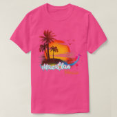 Mazatlan Mexico Beach Summer Vacation Palm Trees S T-shirt (Design voorkant)