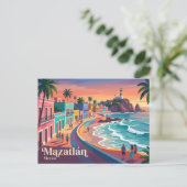 Mazatlán Mexico Briefkaart (Staand voorkant)