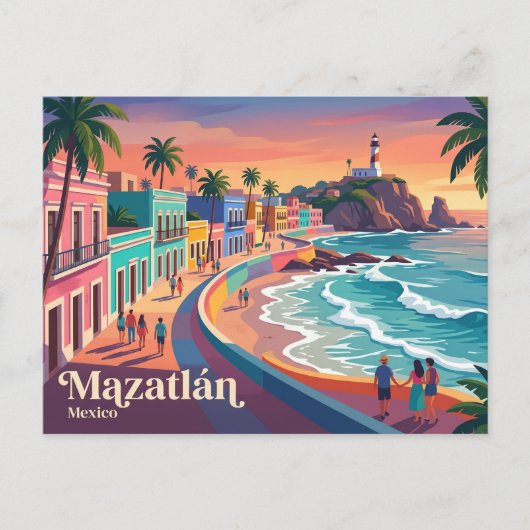 Mazatlán Mexico Briefkaart (Voorkant)