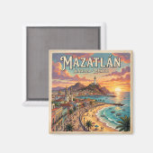Mazatlán Mexico Magneet (Voorkant / Achterkant)