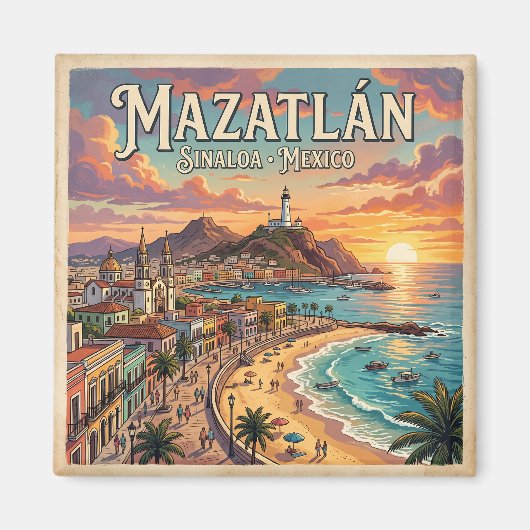 Mazatlán Mexico Magneet (Voorkant)