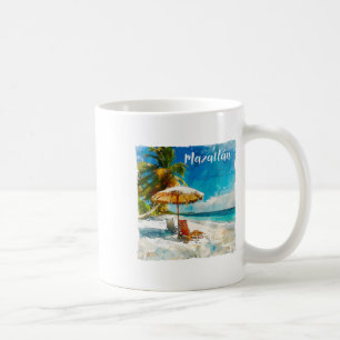 Mazatlan Mexico Mooie stranden Palmbomen Souve Koffiemok