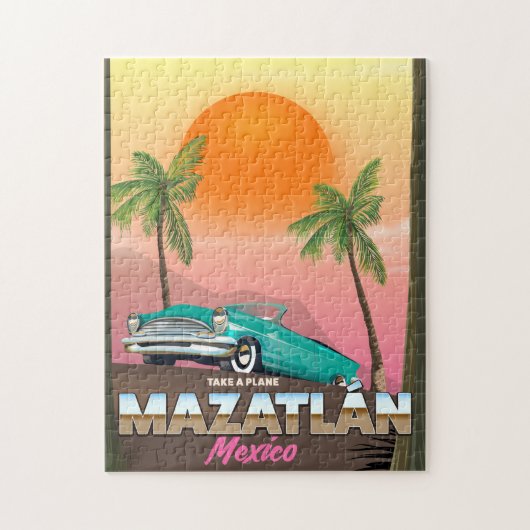 Mazatlán Mexico reisposter Legpuzzel (Verticaal)