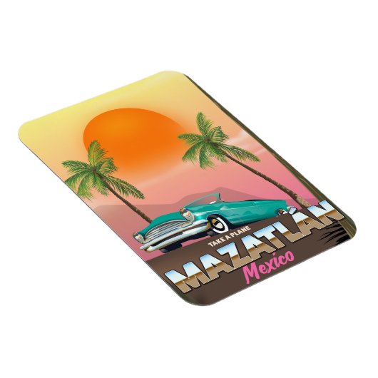 Mazatlán Mexico reisposter Magneet (Rechterzijde)