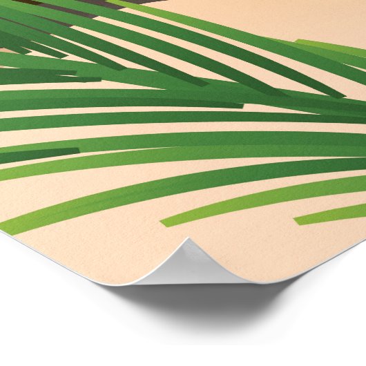 Mazatlán Mexico - strandreisposter Poster (Hoek)