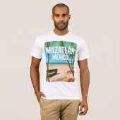 Mazatlán Mexico -  strandreisposter T-shirt (Voorkant volledig)