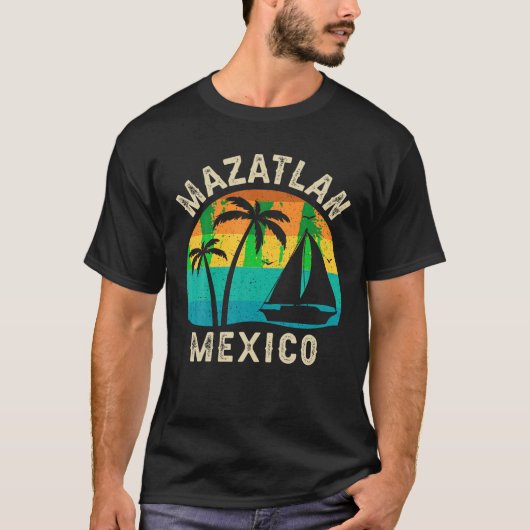  Mazatlan Mexico Sunset Bijpassende Familie VAC T-shirt (Voorkant)