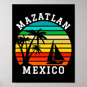 Mazatlan Mexico T-shirt Overeenkomende Gezinsvakan Poster