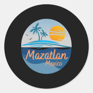 Mazatlan Sinaloa Mexico Vakantie Ronde Sticker