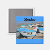 Mazatlan Vissen Boats Magneet (Voorkant / Achterkant)