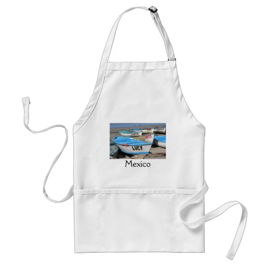 Mazatlan Vissen Boats Standaard Schort (Voorkant)