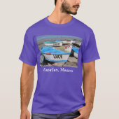 Mazatlan Vissen Boats T-shirt (Voorkant)