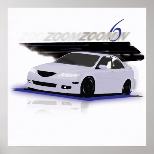 mazda 6 poster (Voorkant)