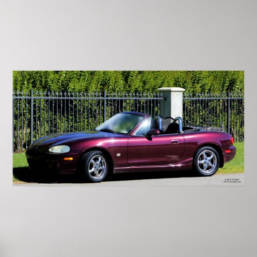 MAZDA MIATA (2000) SPECIALE EDITIE POSTER (Voorkant)