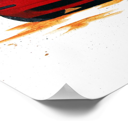 Mazda Miata Drift Painting Poster (Hoek)