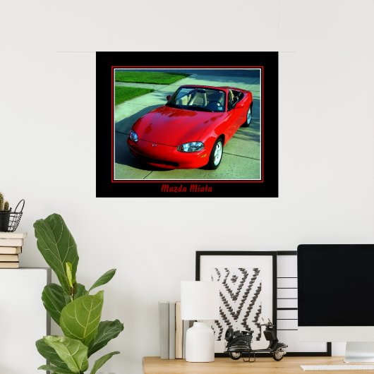 Mazda Miata POSTER (Thuiskantoor)